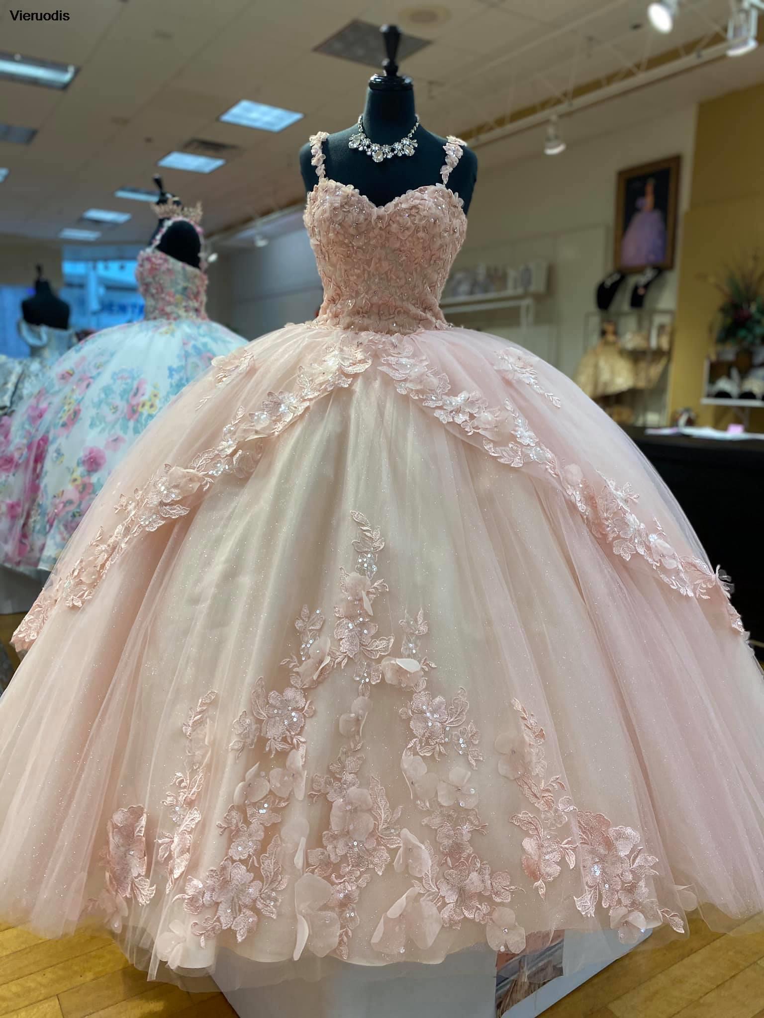 ο Ʈ ũ Quinceanera 巹   2021 Vestidos De 15 Anos Tulle Flowers Sweetheart Straps Ƽ 巹 ÷ 
